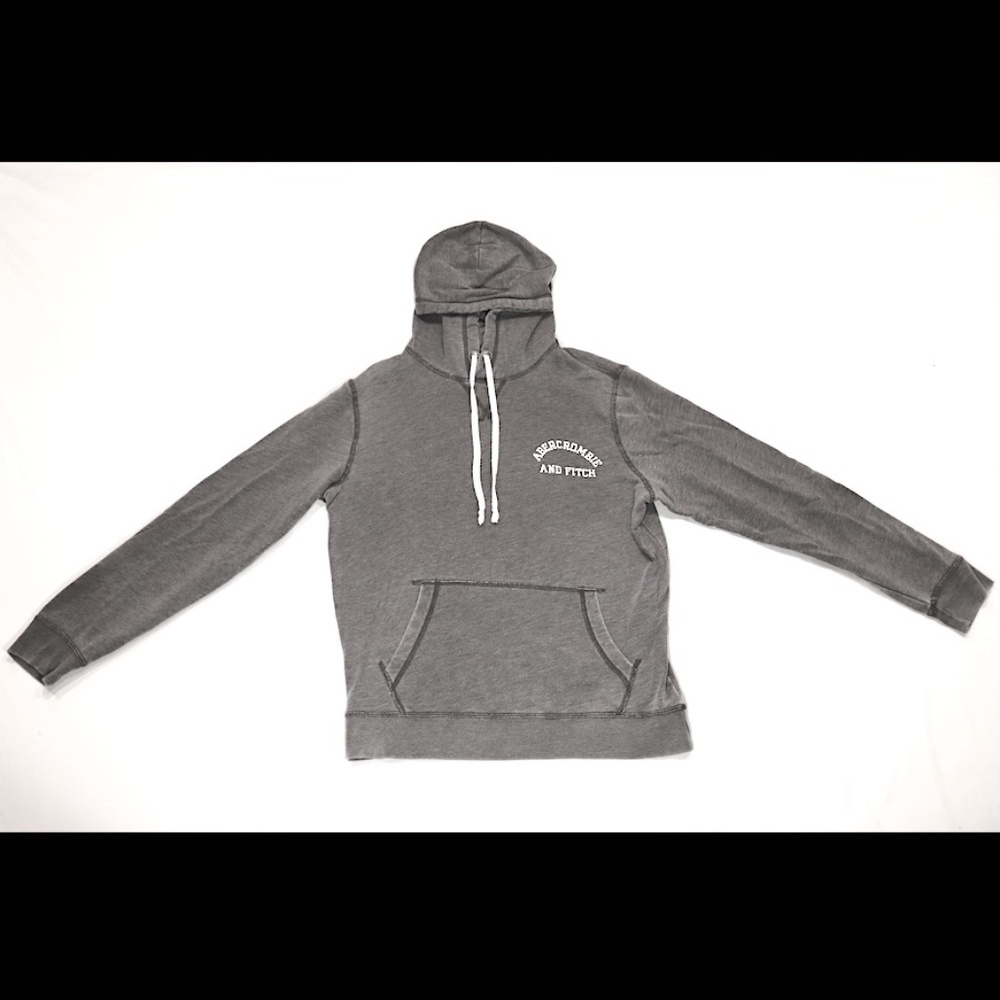 ABERCROMBIE & FITCH DARK GREY HOODIE